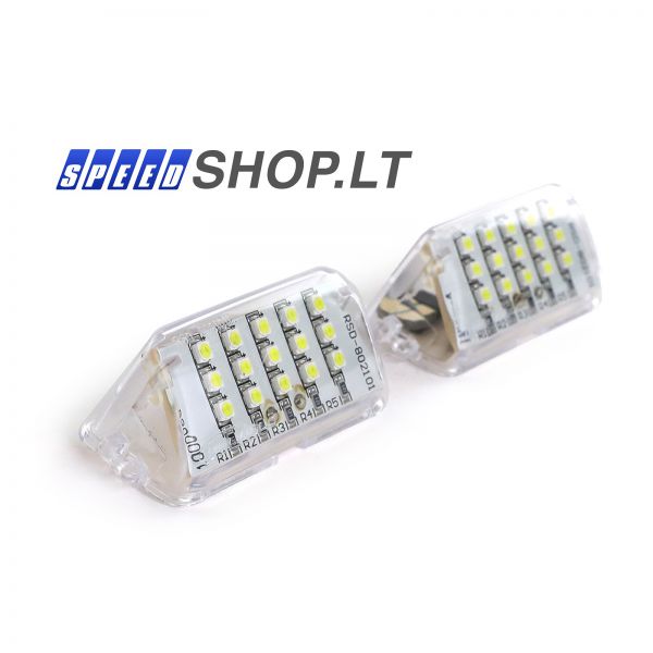 PEUGEOT LED numerių apšvietimas